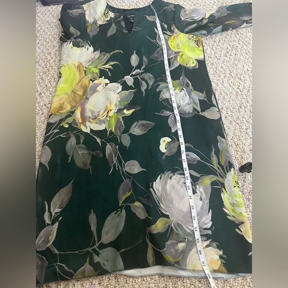 Karen Kane Green and Yellow Sheath Dress size M - Picture 8 of 9